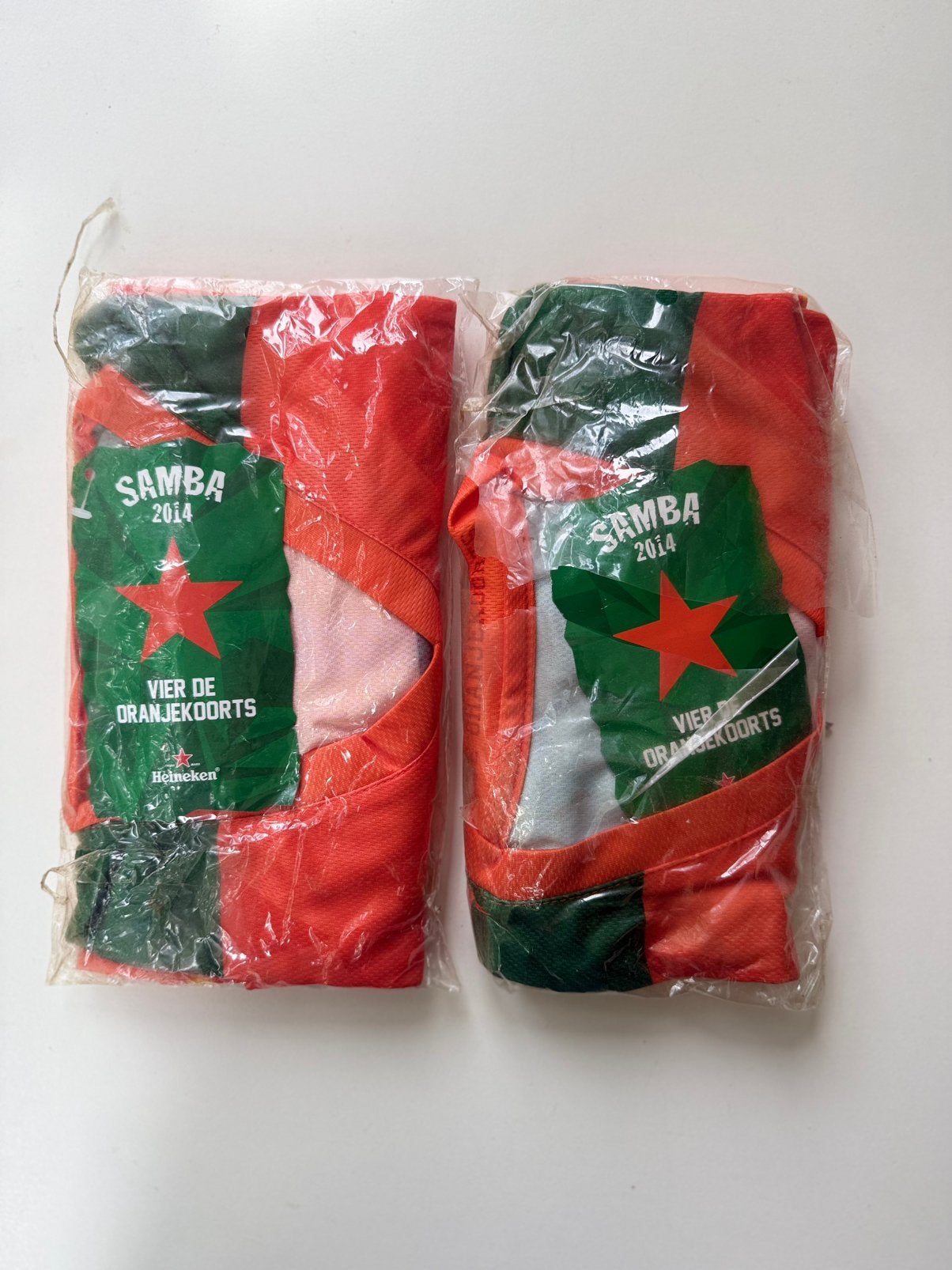 2 x HEINEKEN SAMBA SHIRT NIEUW, Ophalen of Verzenden, Nieuw, Oranje of Koningsdag
