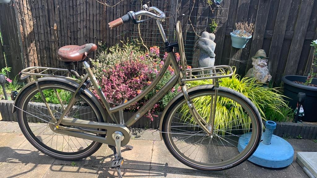 Fiets Vogue elite 28” goud stadsfiets transportfiets €200,-, Terugtraprem, Gebruikt, Versnellingen, Ophalen