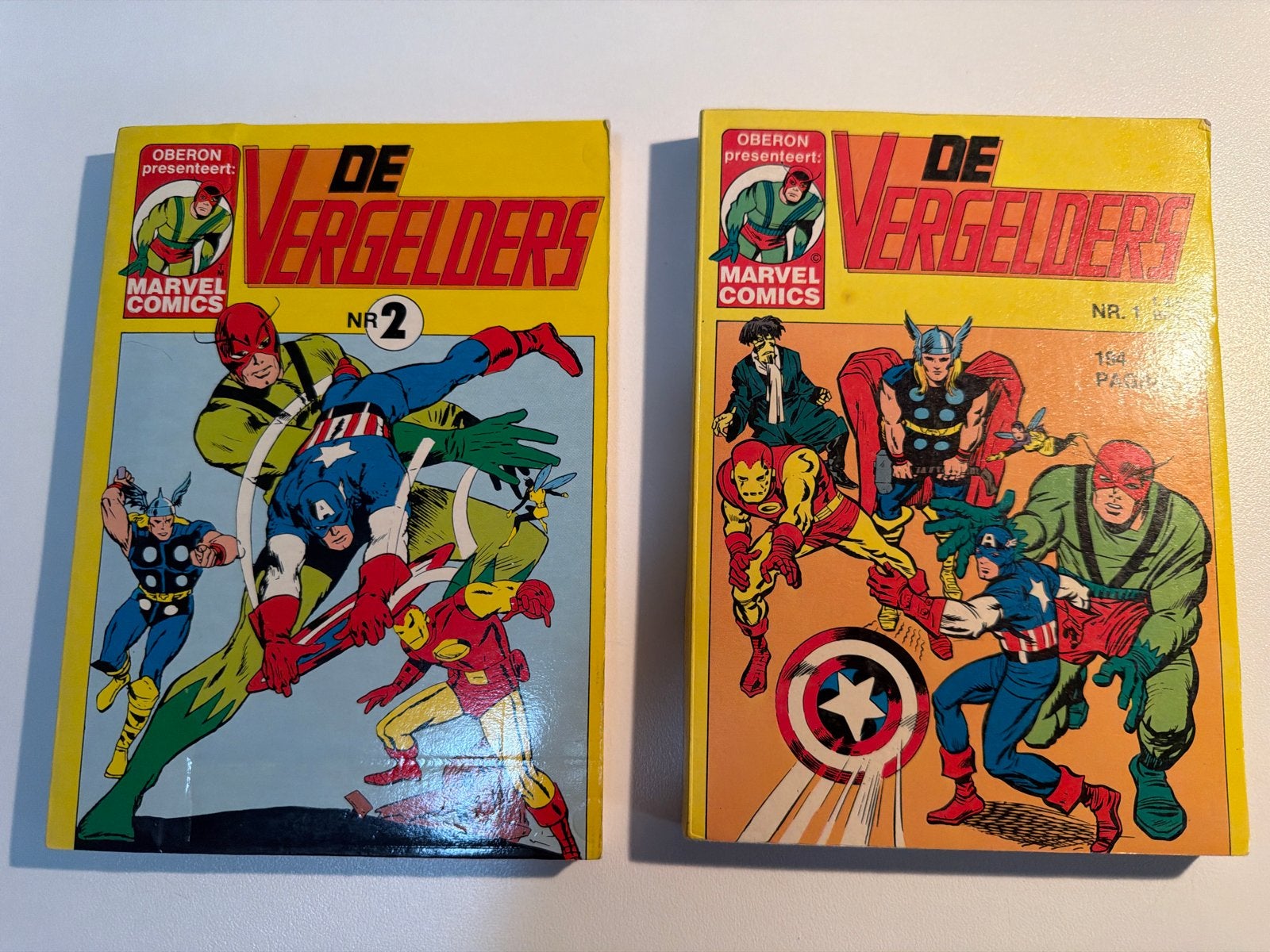 De Vergelder Comics - Nrs. 1 & 2 - Marvel Comics, Boeken, Meerdere comics, Ophalen of Verzenden, Zo goed als nieuw, Amerika