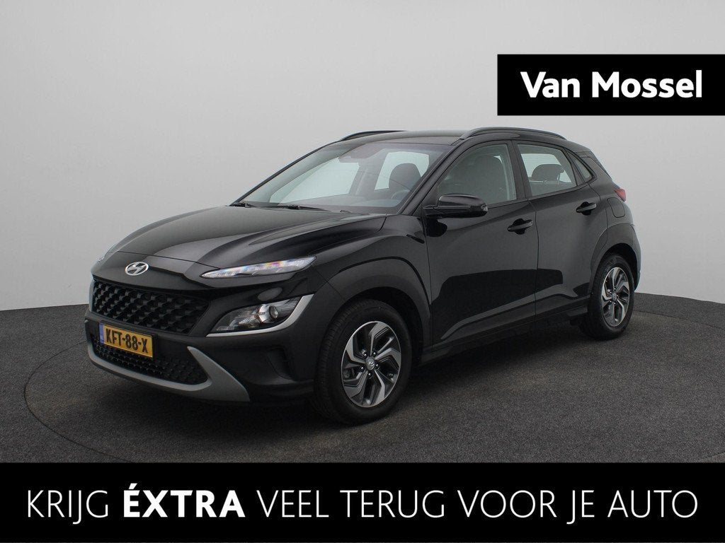 Hyundai Kona 1.6 GDI HEV Comfort Smart Automaat | Navigatie, Auto's, Hyundai, 12 maanden, Stof, Gebruikt, Euro 6