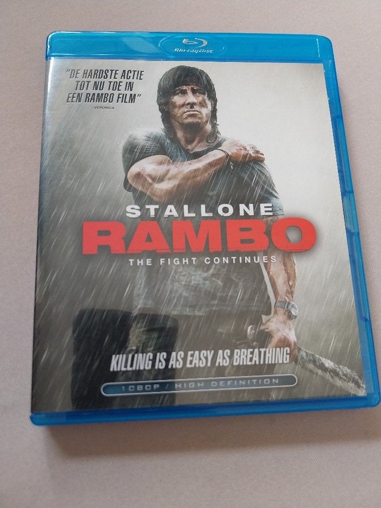 Stallone Blu-ray Collectie: Rambo, Expendables, Cobra, Cd's en Dvd's, Dvd's | Actie, Zo goed als nieuw, Actie, Inclusief doosje