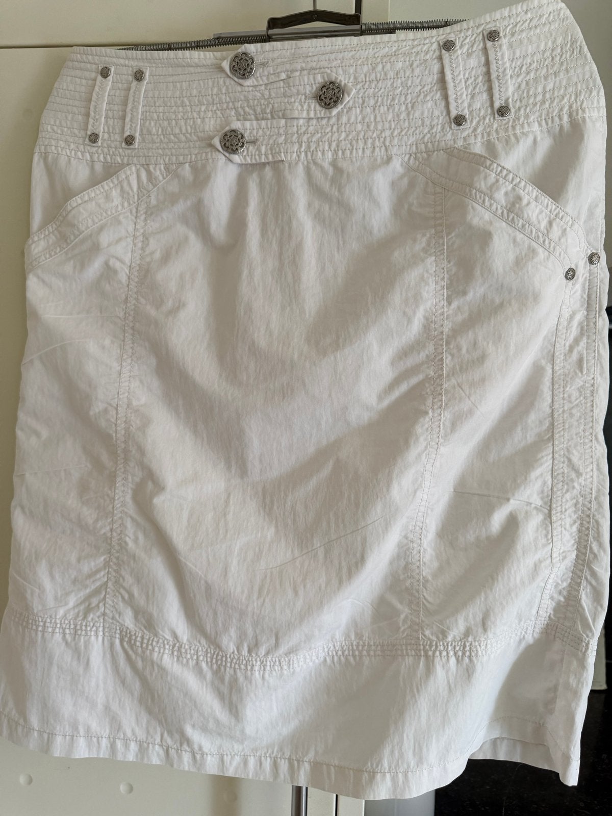 Witte rok La Ligna, maat 40, Maat 38/40 (M), Wit, Ophalen of Verzenden, Zo goed als nieuw