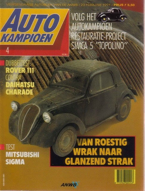 Autokampioen 4 1991 : Mitsubishi Sigma 3.0 V6 24V - Maserati, Ophalen of Verzenden, Gelezen, Algemeen