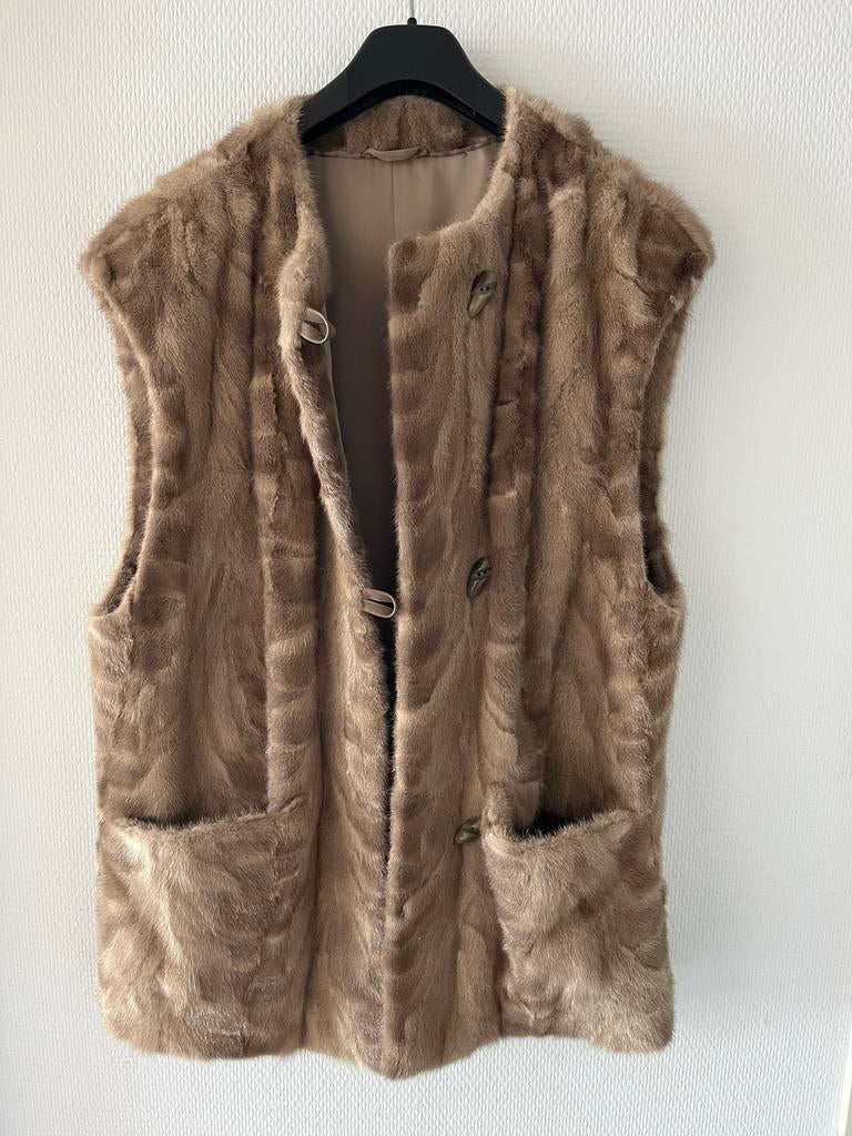 Bonten bodywarmer van Bofur, Kleding | Dames, Bodywarmers, Gedragen, Maat 38/40 (M), Bruin, Ophalen of Verzenden