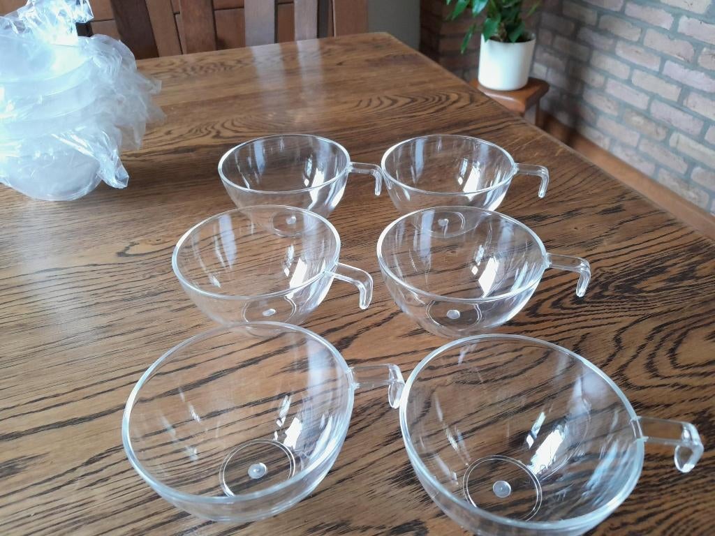 12 kopjes bekertjes kommetjes Nieuw!., Overige materialen, Nieuw, Ophalen of Verzenden, Kom(men)