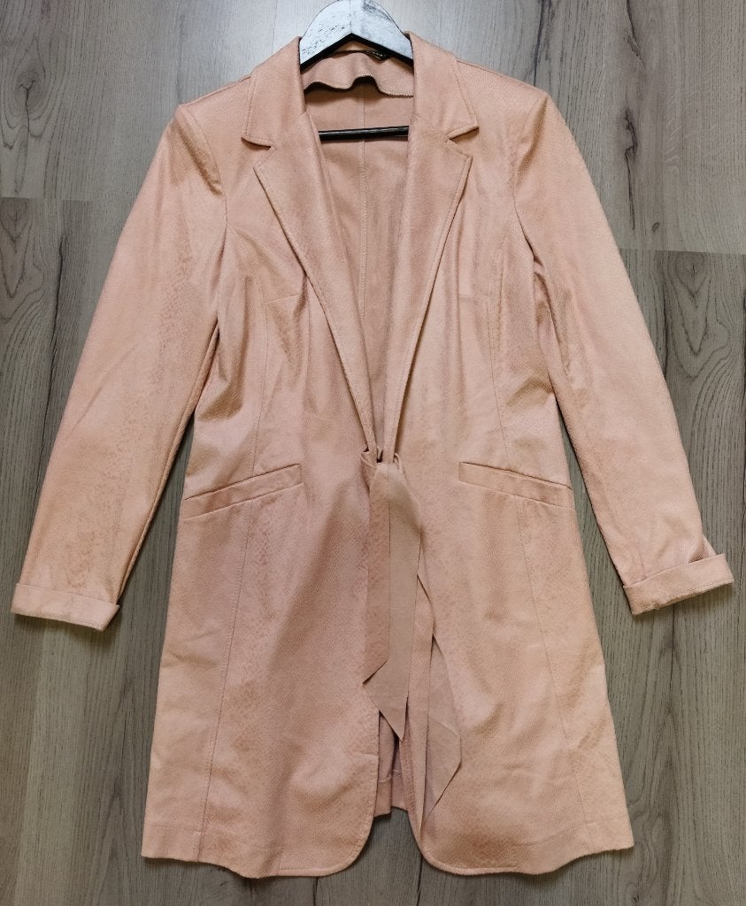 Creme De La Creme Suedine Blazer Roze Maat S, Kleding | Dames, Ophalen of Verzenden, Zo goed als nieuw, Jasje, Roze