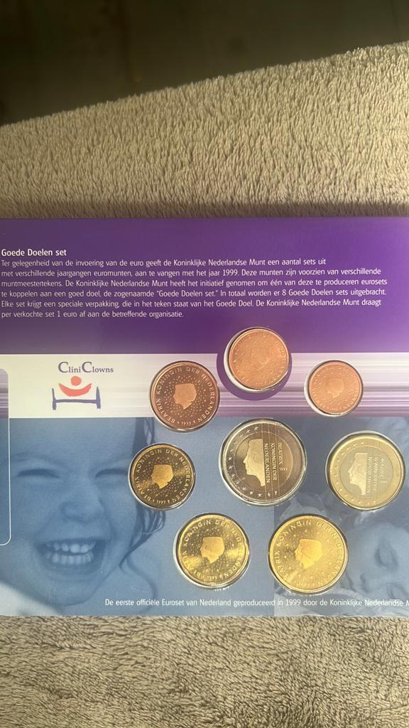 1999 Nederlandse Euroset Clini clowns, Verzenden, Overige landen, Overige waardes