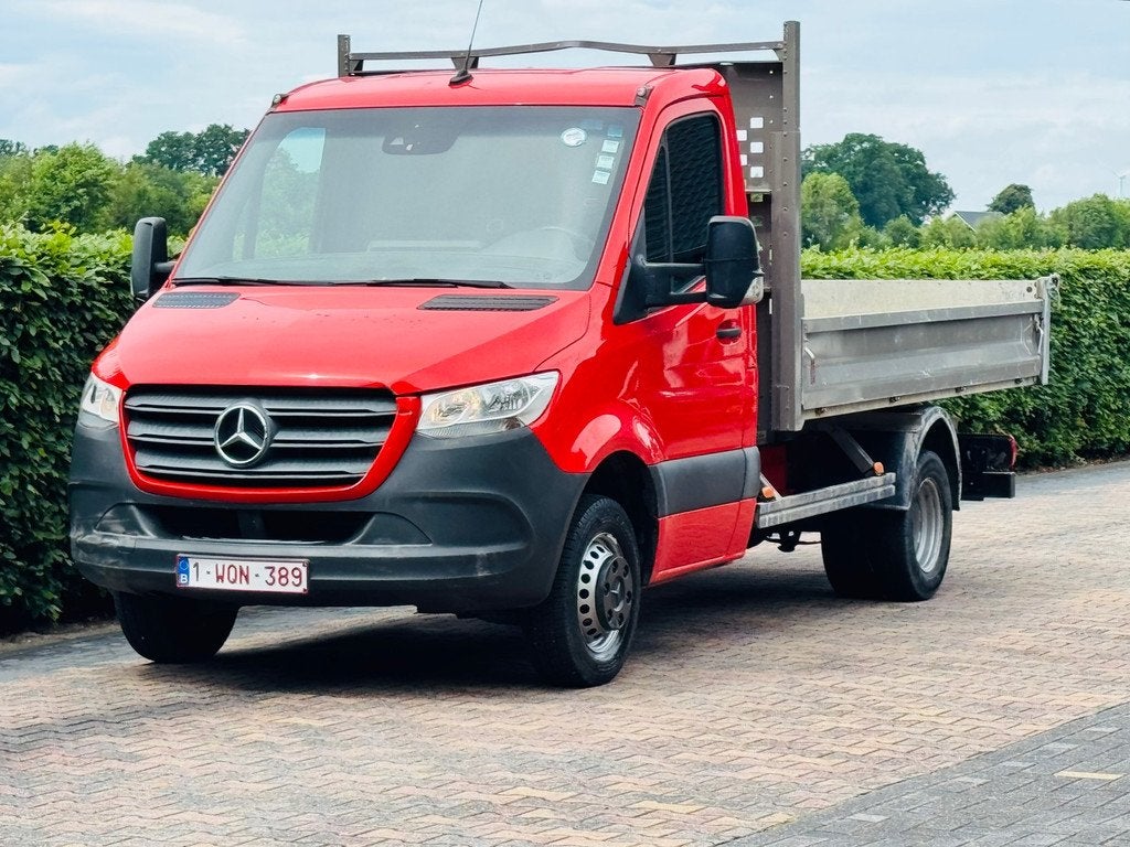 Mercedes-Benz Sprinter 514 CDI A/C KIPPER 133983 KILOMETER, Auto's, Gebruikt, 4 cilinders, Bedrijf, Grijs