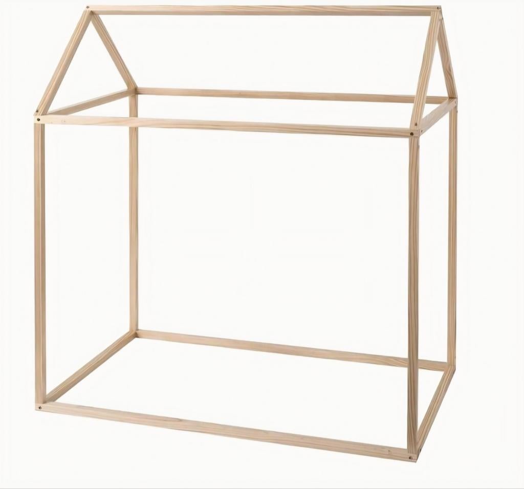 Houten speelhuisje voor binnen - Montessori bedframe, Ophalen of Verzenden