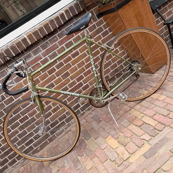 Retro Vintage Racefiets SUPERIA 27” - 60cm frame Groen, Gebruikt, Overige maten, 57 tot 61 cm, Ophalen