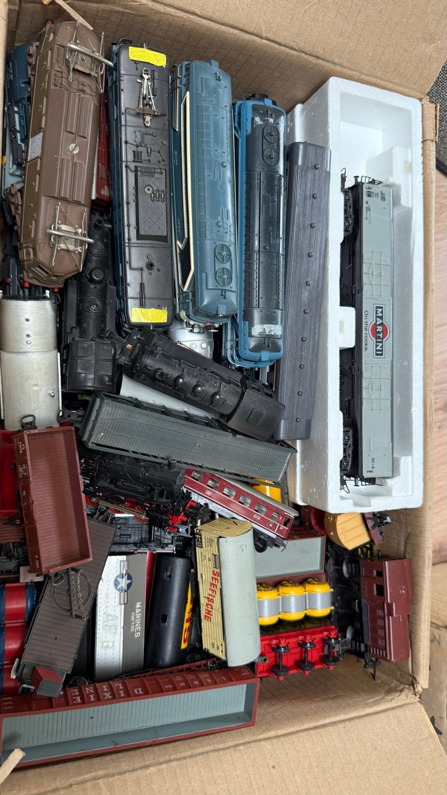 Grote verzameling modeltreinen, rails en toebehoren, Hobby en Vrije tijd, Gebruikt, Fleischmann, Ophalen of Verzenden, Gelijkstroom