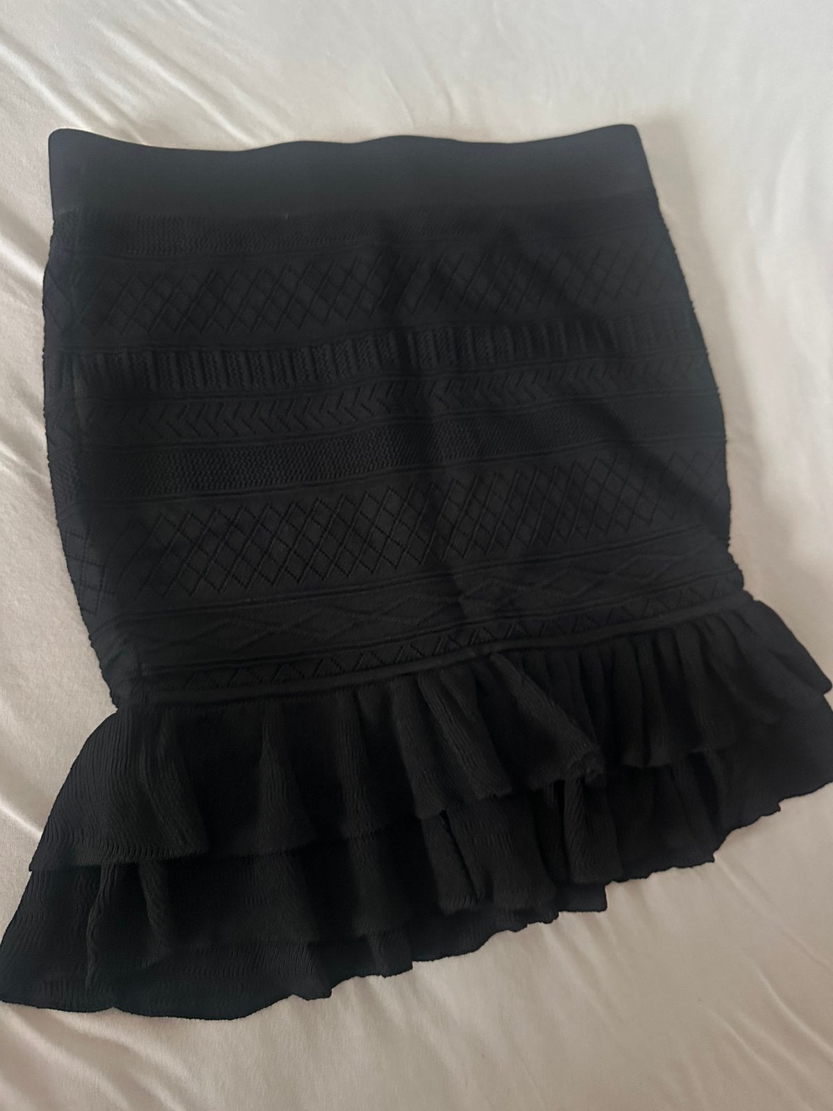 Rok nikkie zwart skirt maat 40 - 42, Kleding | Dames, Rokken, Zwart, Zo goed als nieuw, Boven de knie, Ophalen