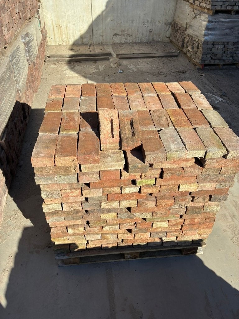 1448 stuks gebruikte metselstenen 21x10x5.5cm, Tuin en Terras, Ophalen, Gebruikt, Keramiek, Overige typen