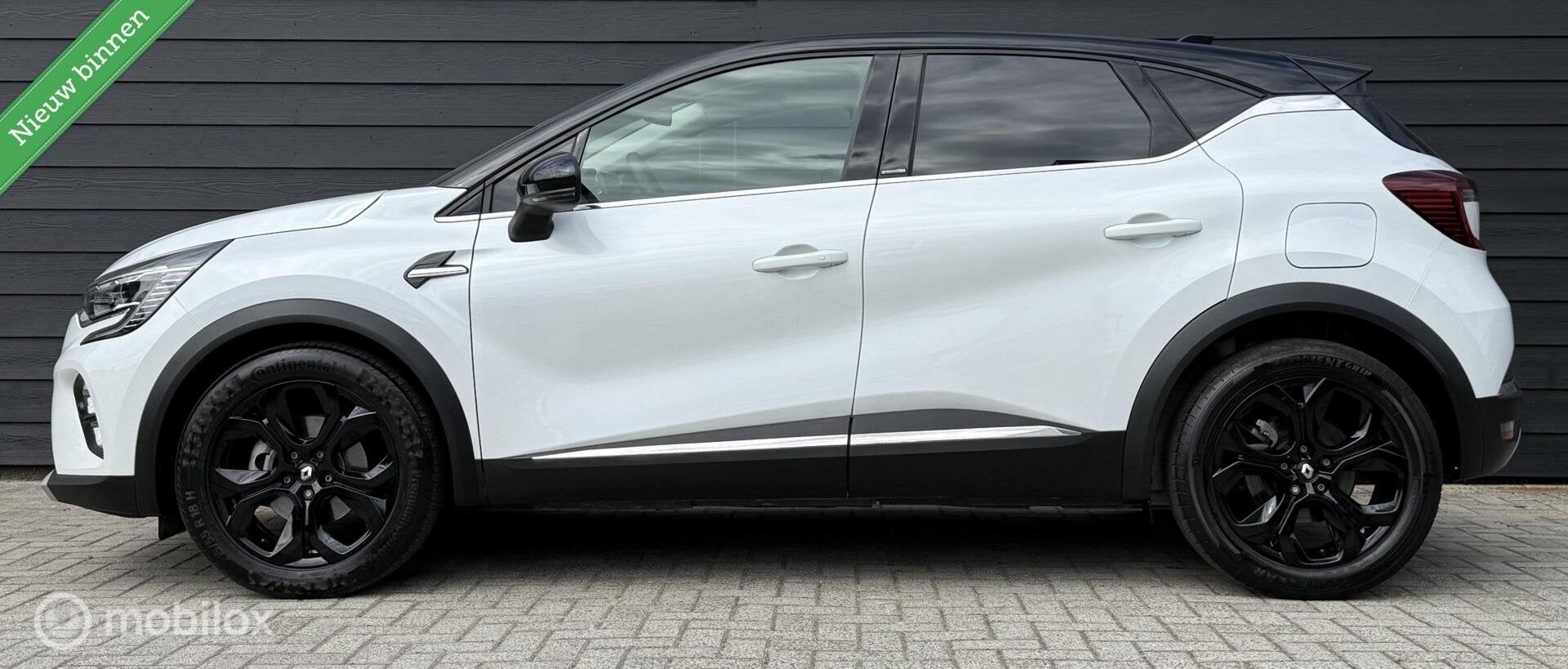 Renault Captur 1.6 E-Tech Plug-in Hybrid 160 Intens Black Pa, 77 km/l, Gebruikt, 750 kg, 4 cilinders
