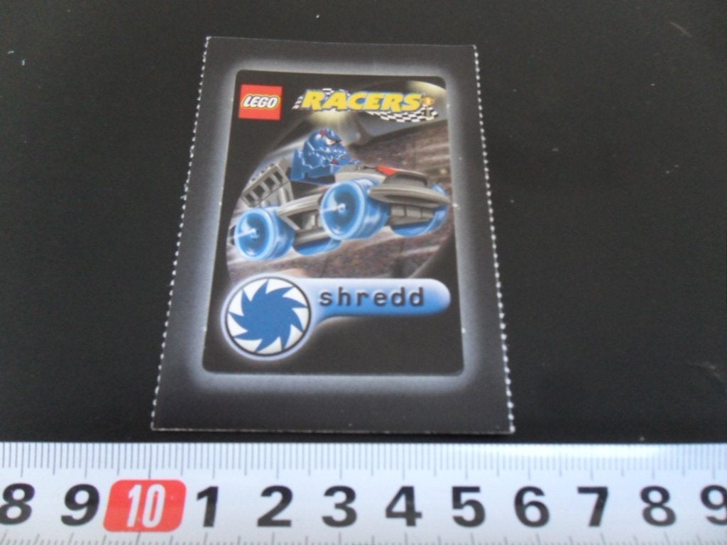 sticker LEGO Racers  Shredd, Ophalen of Verzenden, Zo goed als nieuw