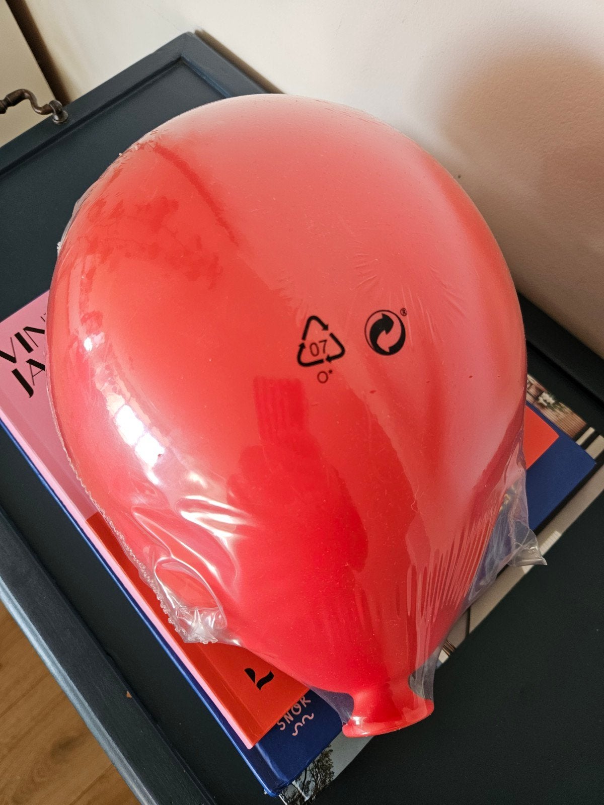 IKEA DRÖMMING ballon lamp rood – design lamp – nieuw, Kunststof, Rood, IKEA, E14 (klein)
