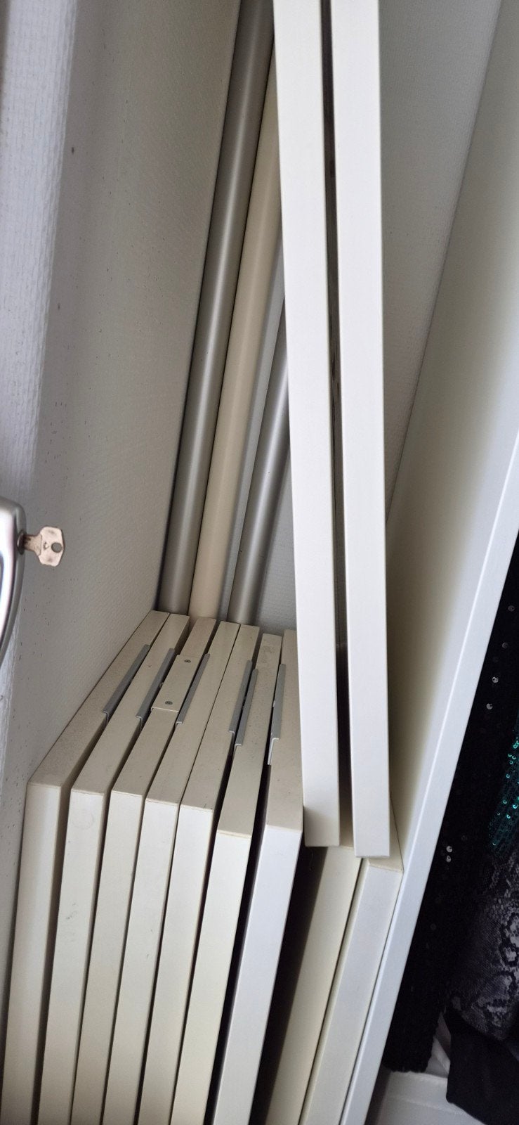 IKEA STOLMEN Kledingkast Systeem - Wit, Ophalen, Gebruikt