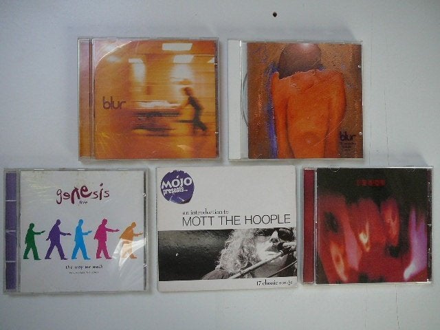 Diverse CD's: Blur, Genesis, Mott the Hoople, The Cure, Gebruikt, Ophalen of Verzenden, Alternative Rock, Inclusief doosje