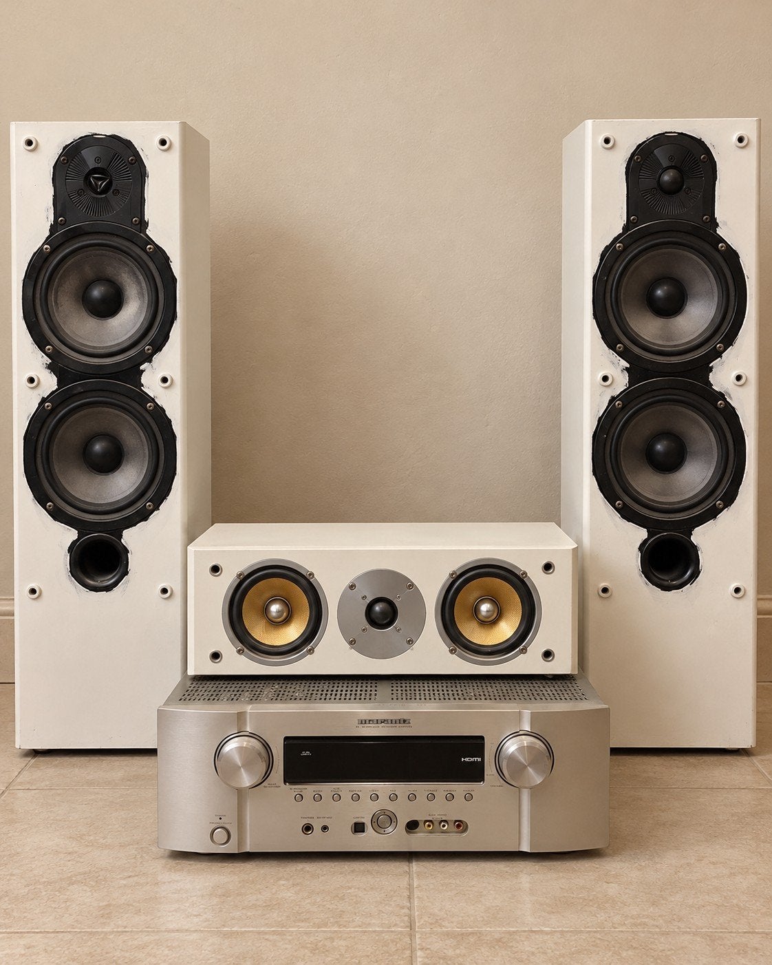 Marantz SR5003 + B&W V204 luidsprekers + centerspeaker, Ophalen of Verzenden, Gebruikt, Speakerset, Bowers & Wilkins (B&W)
