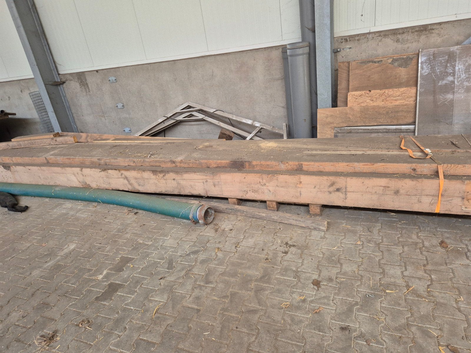 Robuuste houten balken - Gebruikt,, Ophalen, Gebruikt, Balk, Overige houtsoorten