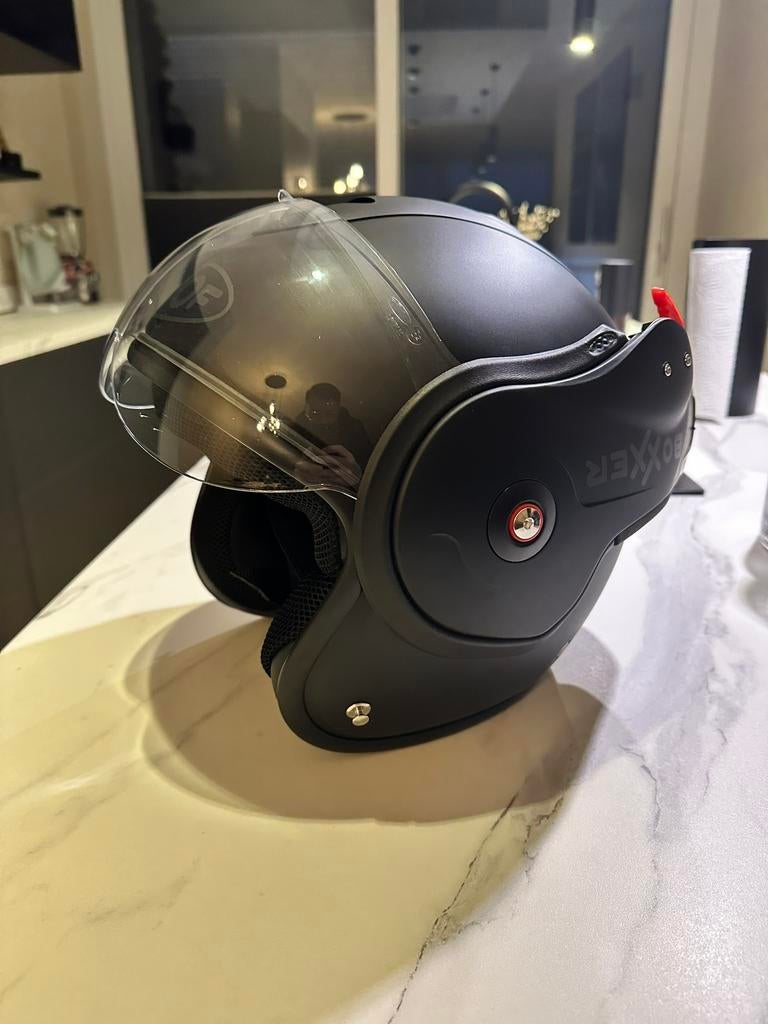 Roof Boxxer R09 zwart (roof boxer), Motoren, Overige merken, Systeemhelm, Ophalen of Verzenden, S