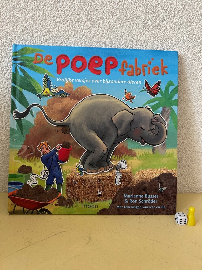 De poepfabriek - M. Busser & R. Schröder (Hardcover), Boeken, Kinderboeken | Kleuters, Fictie algemeen, Jongen of Meisje, Ophalen of Verzenden