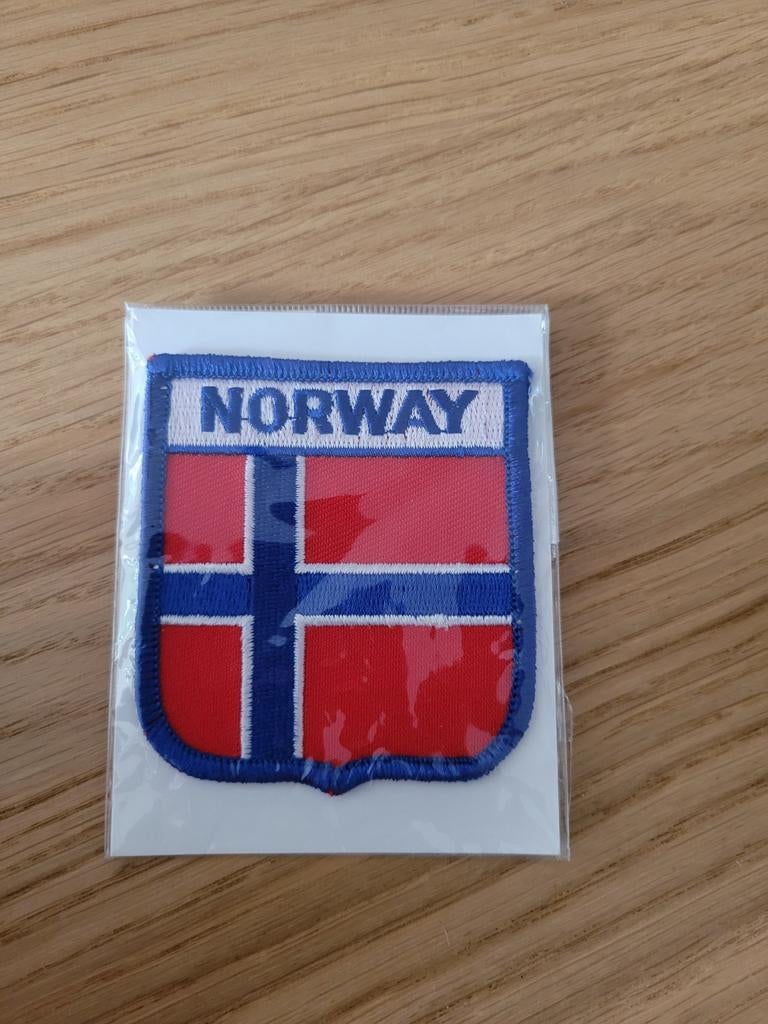 Geborduurde Noorwegen Vlag Patch - Nieuw, Ophalen of Verzenden, Nieuw