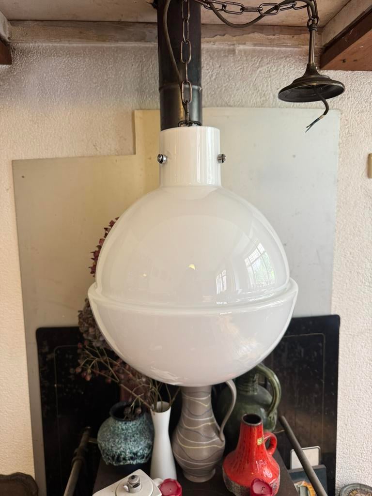Limburg  Glashütte,sixties,zeventies,Bollamp,design,vintage, Huis en Inrichting, Lampen | Hanglampen, SIXTIES,ZEVENTIES,POP,MID-CENTURY,SPACE AGE