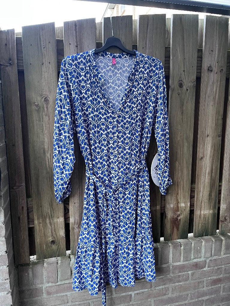 Jurk wibra maat 46-48 jel collectie, Ophalen, Zo goed als nieuw, Maat 46/48 (XL) of groter, Onder de knie