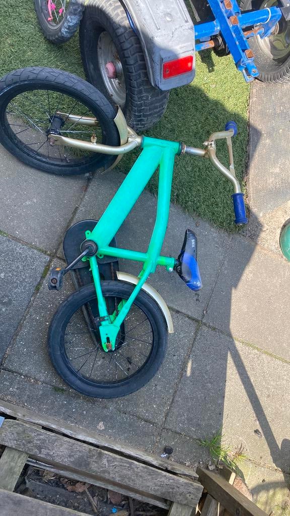 Gratis 16 inch bmx, Ophalen, Gebruikt, Staal, 16 tot 20 inch