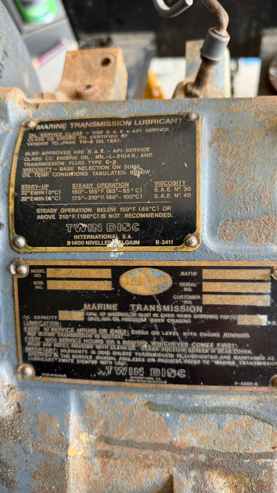 Twindisc mg5061 2 op 1 keerkoppeling met water schade, Ophalen of Verzenden, Zo goed als nieuw