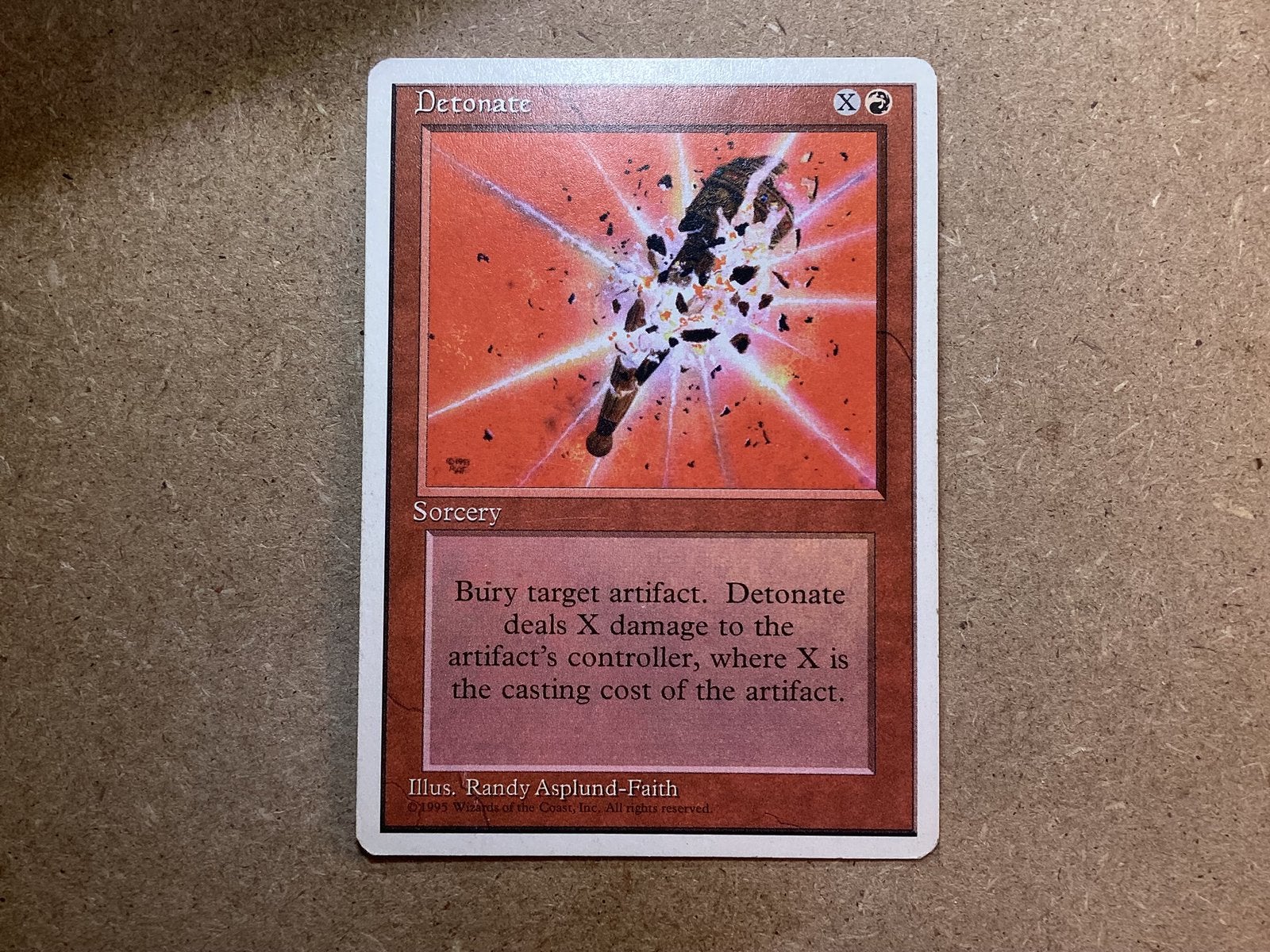 1x Detonate (Good), Ophalen of Verzenden, Gebruikt, Losse kaart