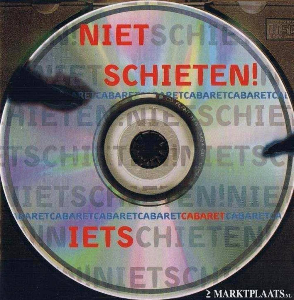 Cabaret Niet Schieten! - Iets / Gesigneerd +oud entreebewijs, Ophalen of Verzenden, Zo goed als nieuw