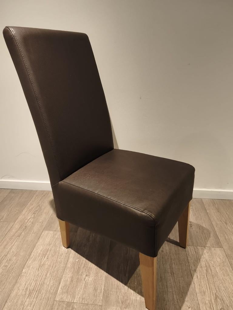 Eettafel stoelen 6 stuks, Huis en Inrichting, Ophalen, Gebruikt, 100 tot 150 cm, 50 tot 100 cm