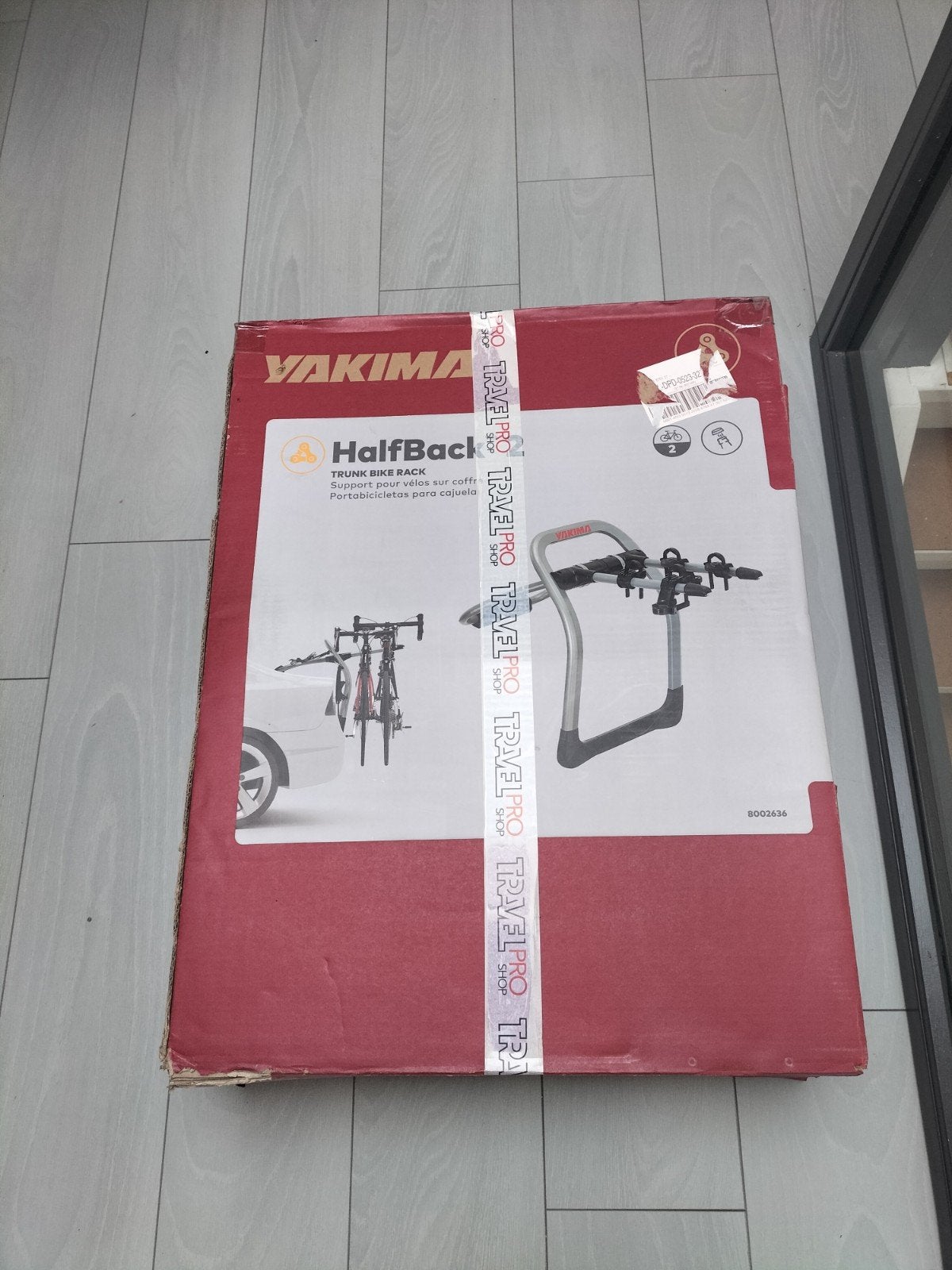 Yakima HalfBack 2 Trunk Bike Rack, Auto diversen, Ophalen, 2 fietsen, Nieuw, Achterklepdrager
