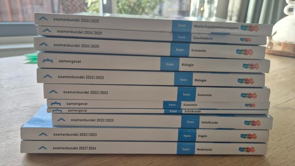 Examenbundels en Samengevat Havo/VMBO diverse vakken, Boeken, Schoolboeken, Ophalen of Verzenden, Zo goed als nieuw, HAVO, Economie