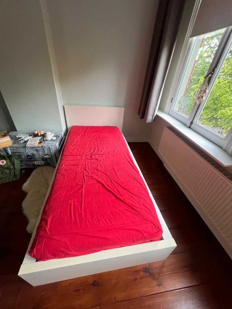 GRATIS | IKEA bed, Ophalen, Eenpersoons, Hout, 100 cm