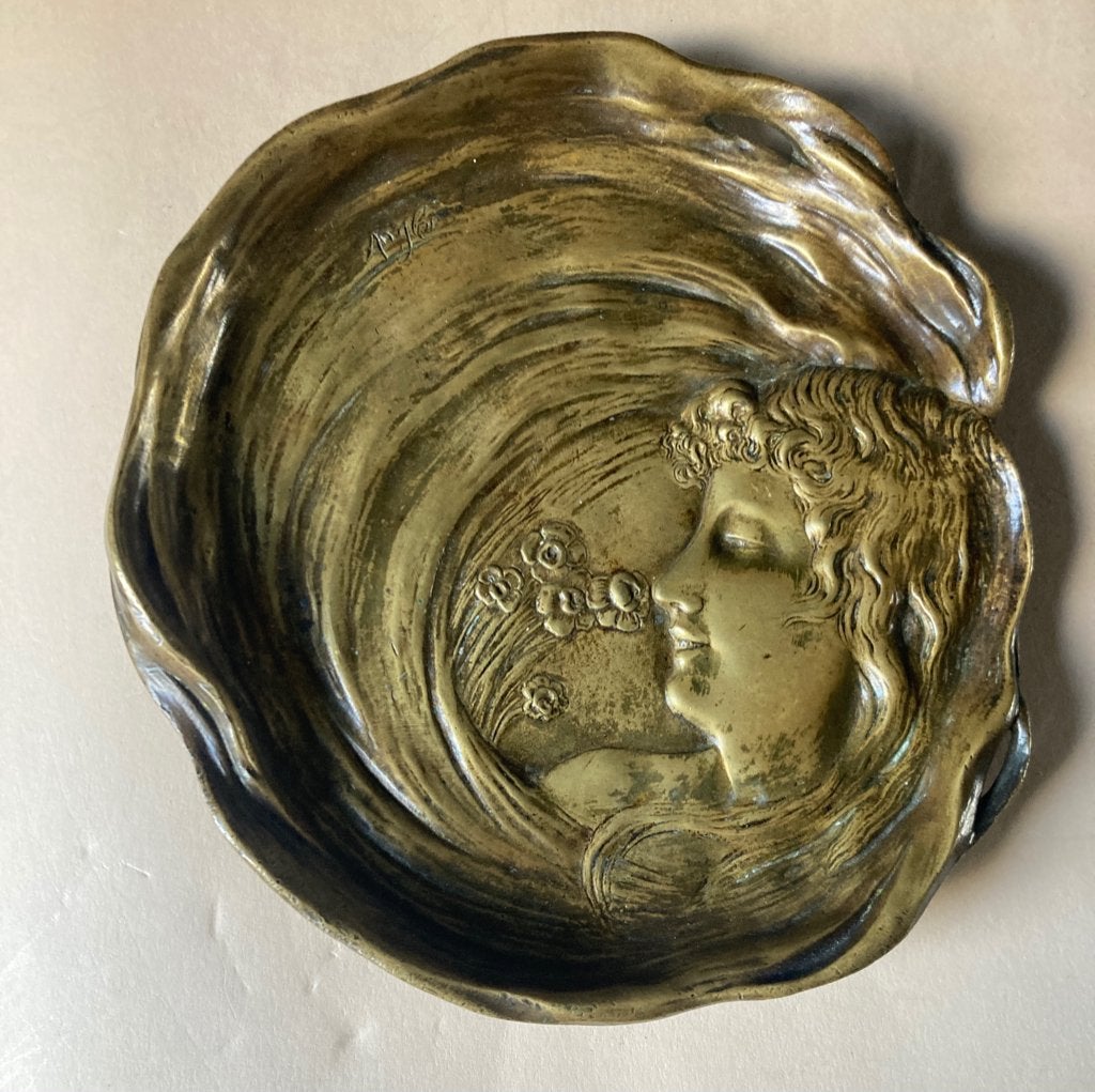 Brons Vide Poche, Ophalen of Verzenden, Brons