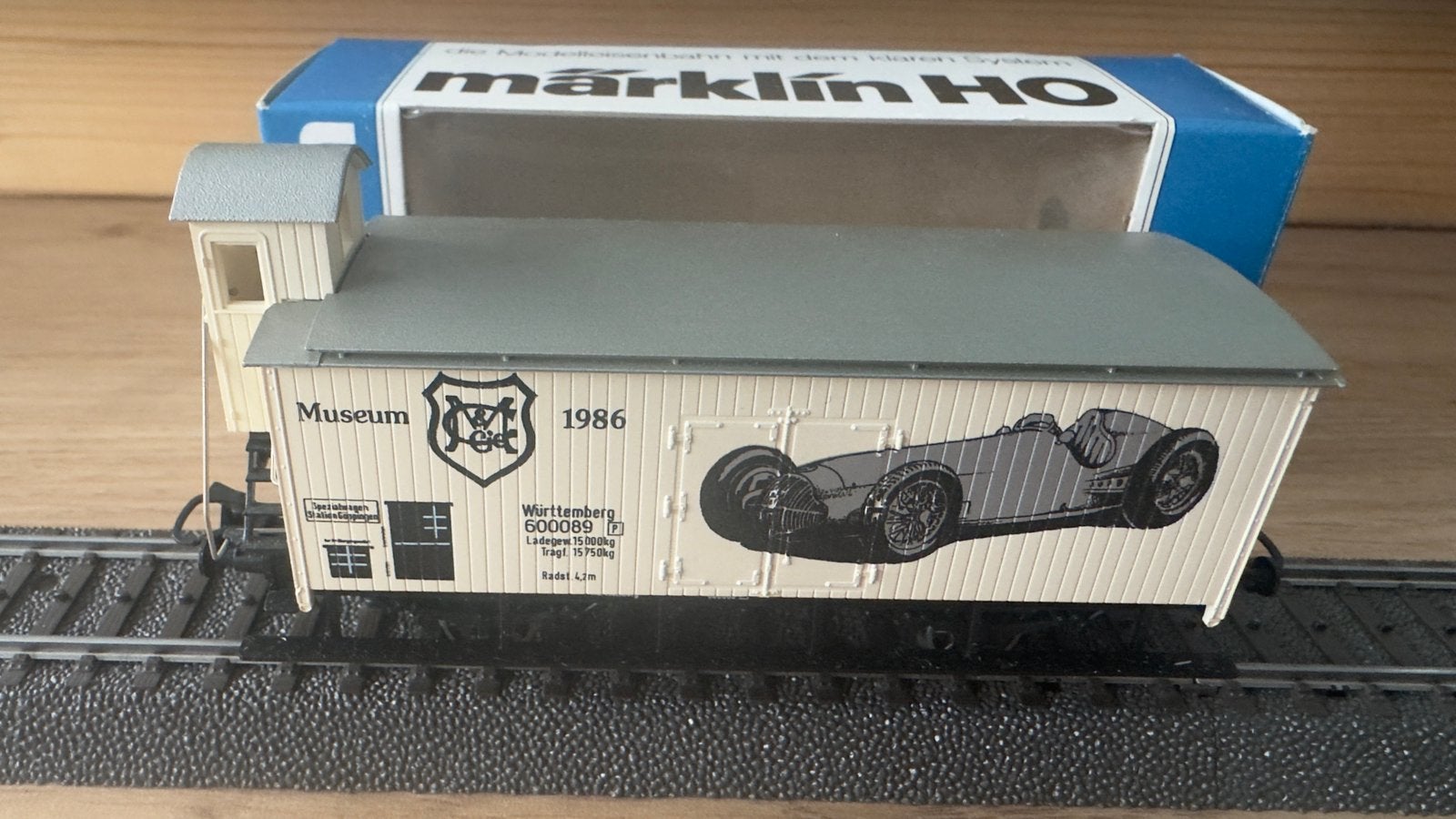 Marklin Museumswagen 1986 nieuw in doos, Wisselstroom, Ophalen of Verzenden, Märklin, Nieuw