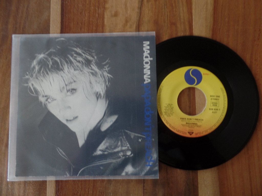 single  Madonna - Papa Don't Preach, Ophalen of Verzenden, Gebruikt, 7 inch, Pop