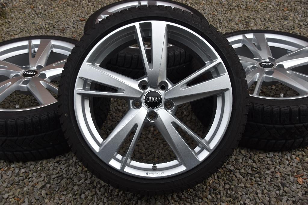 Audi A3 S3 RS3 Blade velgen winterset 19" 5x112 origineel, Auto-onderdelen, Banden en Velgen, Gebruikt, Banden en Velgen, Winterbanden