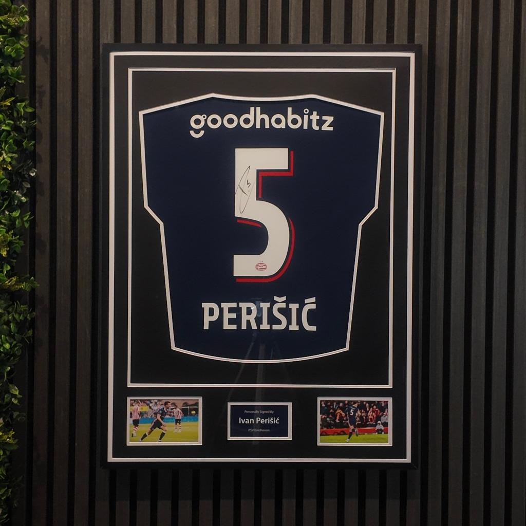 Perisic gesigneerd uitshirt PSV ingelijst met videobewijs, Verzenden, Nieuw