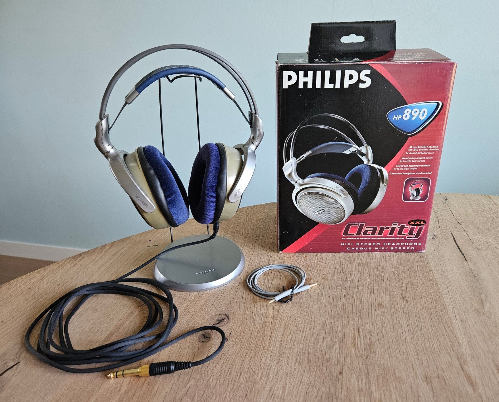 Philips HP890 compleet inclusief originele verpakking, Ophalen of Verzenden, Zo goed als nieuw, Grijs, Philips