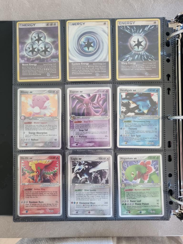 Bijna complete ex unseen forces set, pokemon kaarten, Ophalen of Verzenden, Zo goed als nieuw, Meerdere kaarten