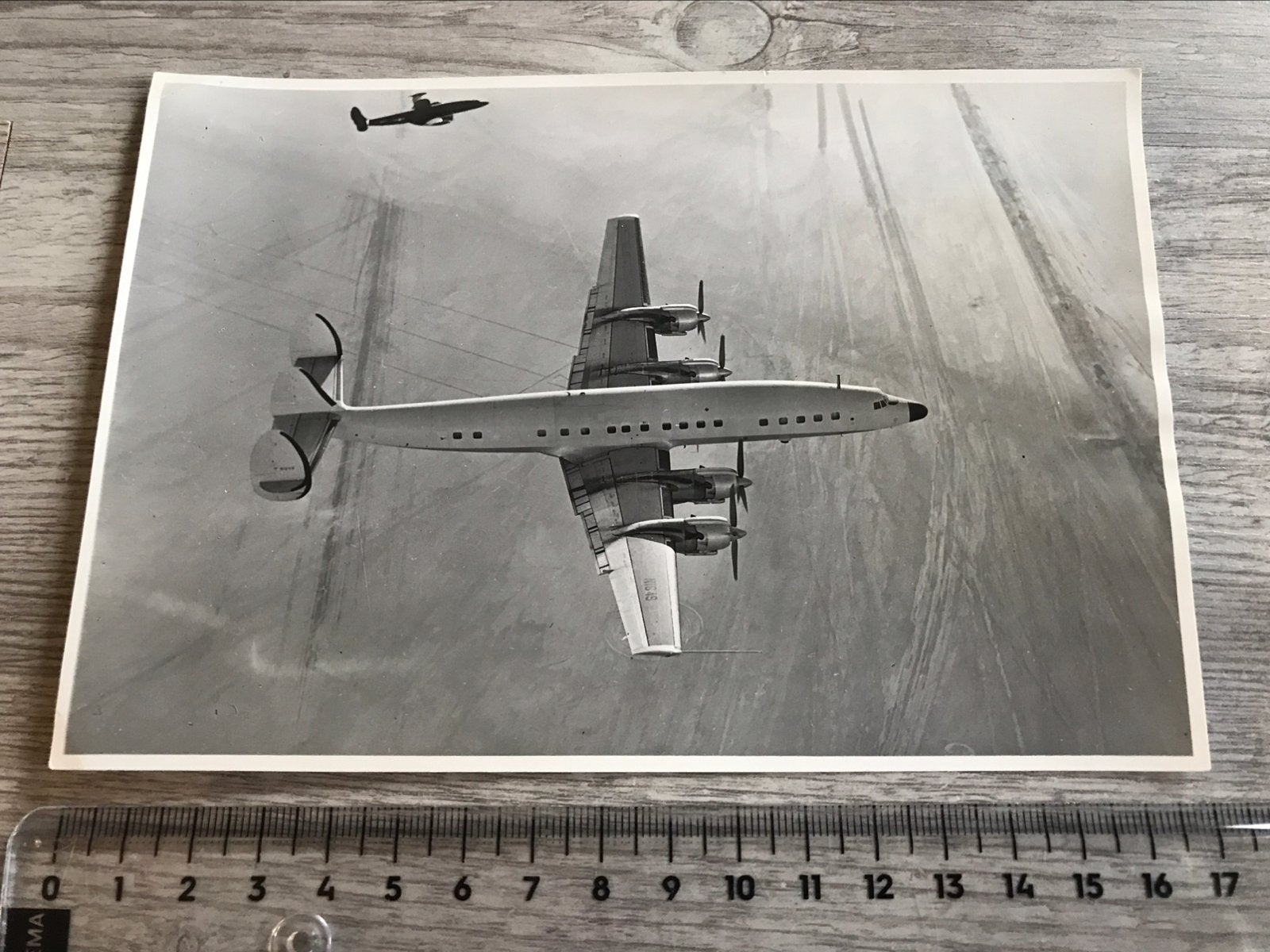 Fabriekfoto Lockheed L1649 Starliner Vliegtuig Constellation, Ophalen of Verzenden, Zo goed als nieuw, Kaart, Foto of Prent