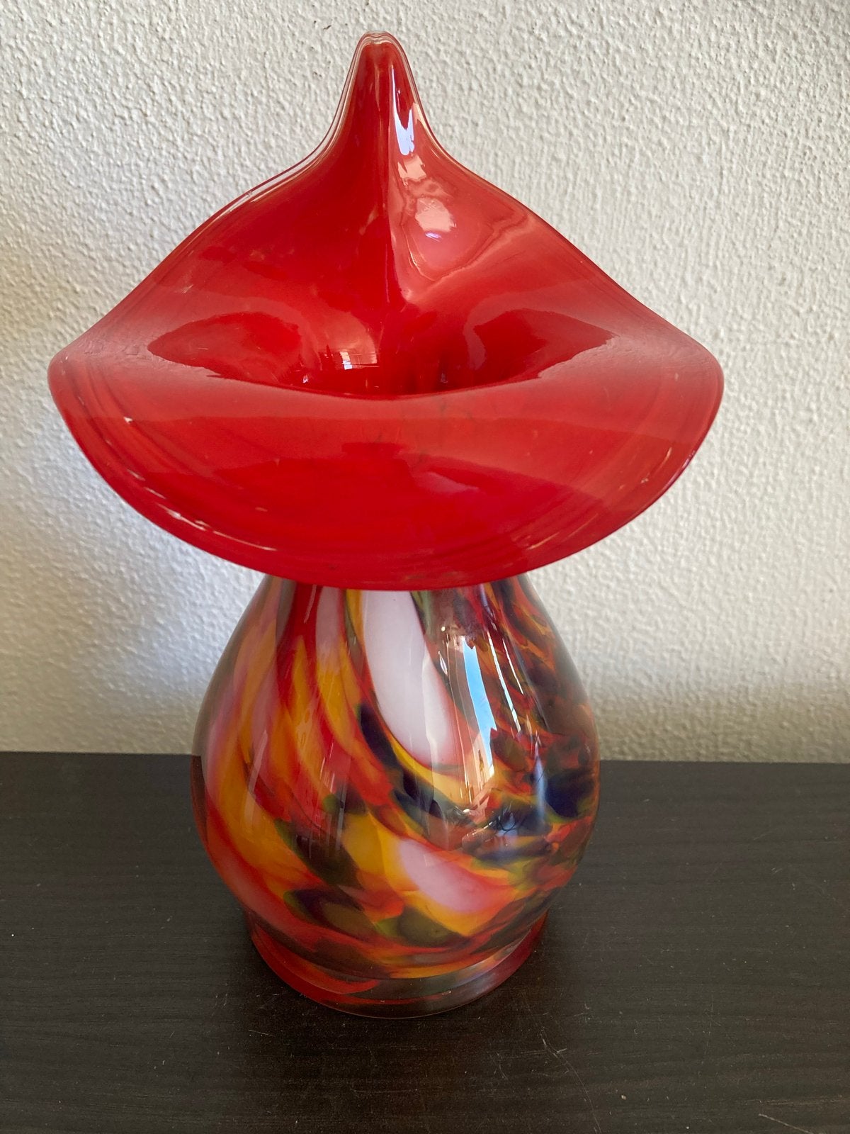 Designvaasje Calla mond, Joska Bodenmais kleurrijk, Ophalen of Verzenden
