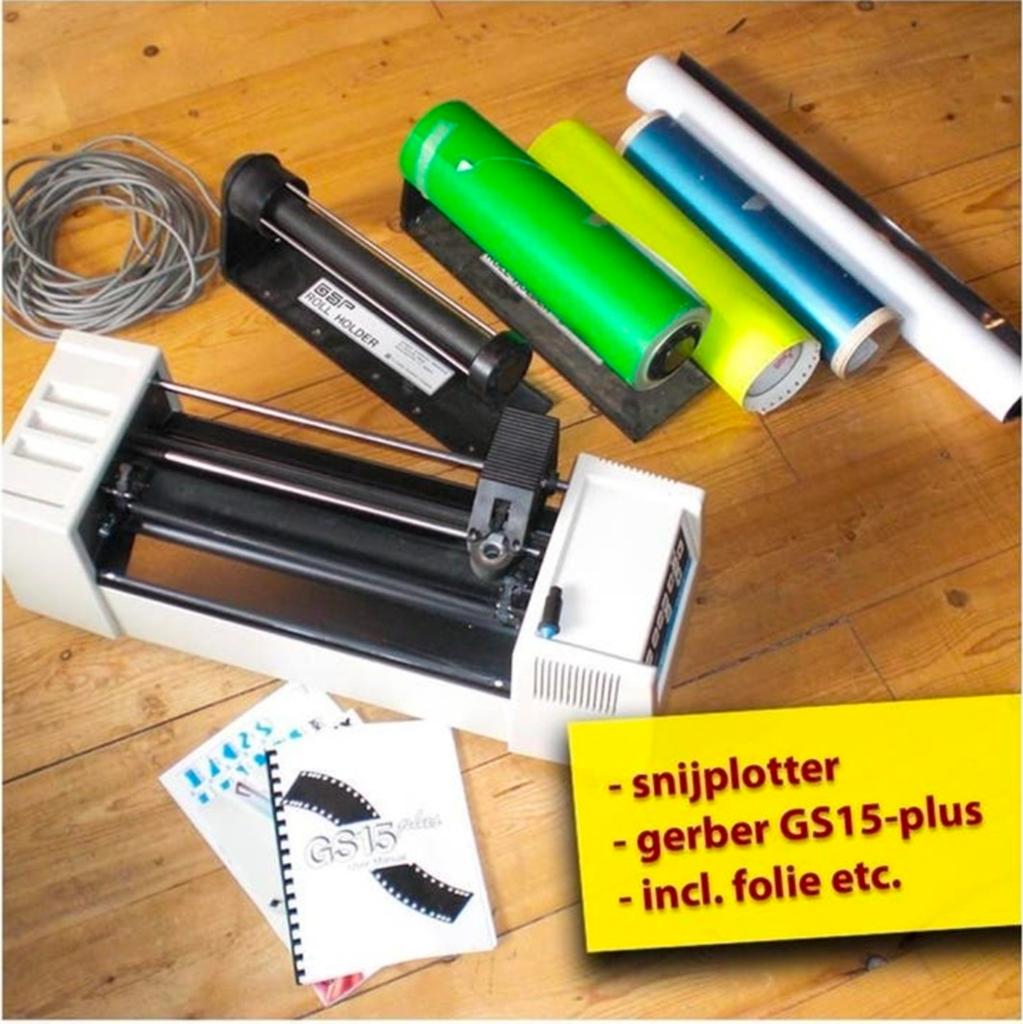 Gerber GS15 Plus Snijplotter met Folie en Accessoires, Ophalen, Gereedschap of Toebehoren