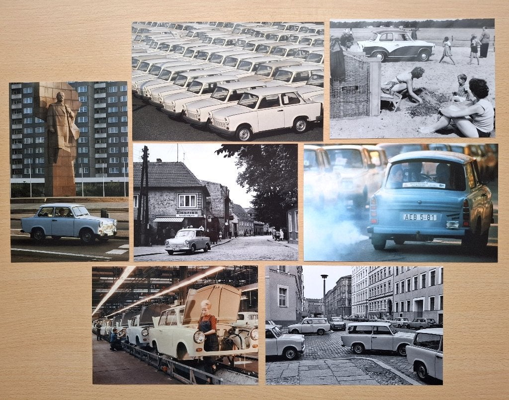 Trabant – 7 foto’s uit de voormalige DDR, 1960 tot 1980, Verzenden, Foto, Nieuw
