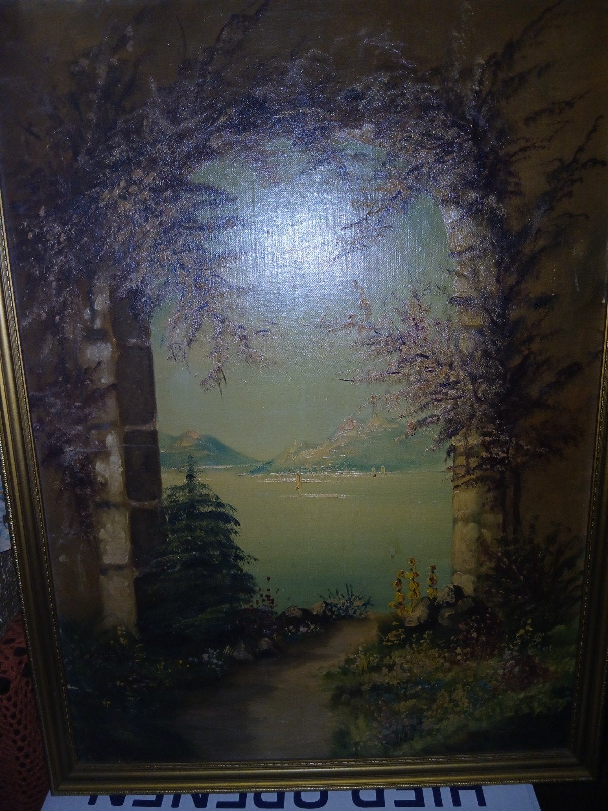 schilderij, Ophalen