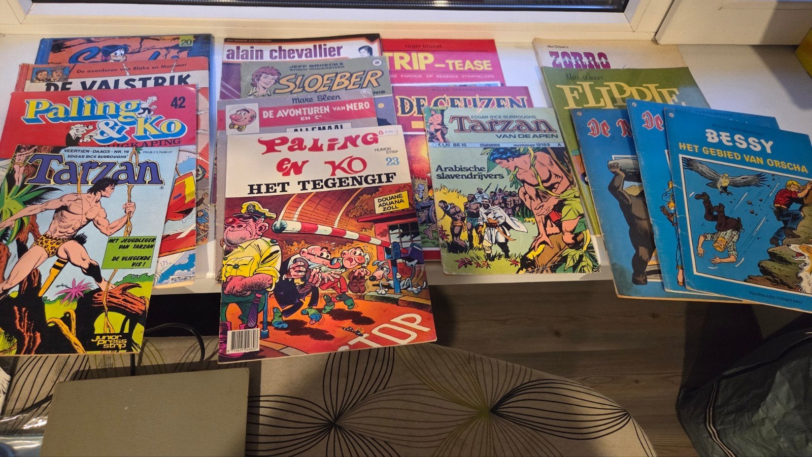 Diverse stripboeken: Tarzan, Paling & Ko, Bessy en meer, Boeken, Meerdere stripboeken, Ophalen, Gelezen